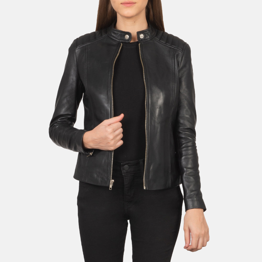 Ladies real leather jackets shop