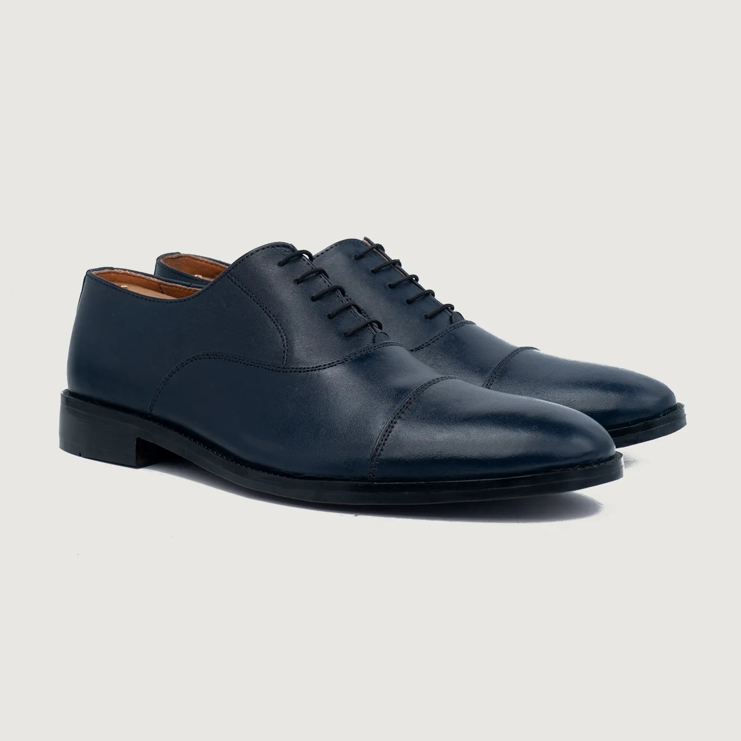 blue dress shoes Men's Professor Oxford Midnight Leather – The Jacket Maker Brie Larson Turns Heads color:black Style:Cowl-Neck